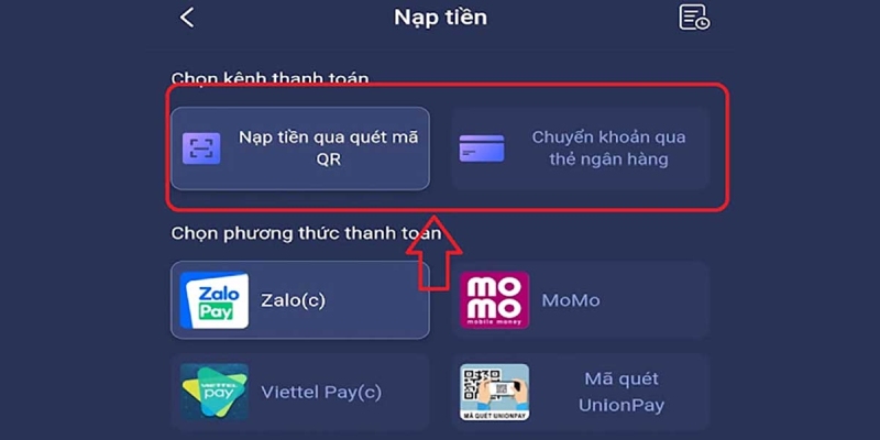 Nạp tiền tại Ee88 đơn giản trong một nốt nhạc